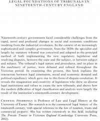 Legal foundations of tribunals in nineteenth...